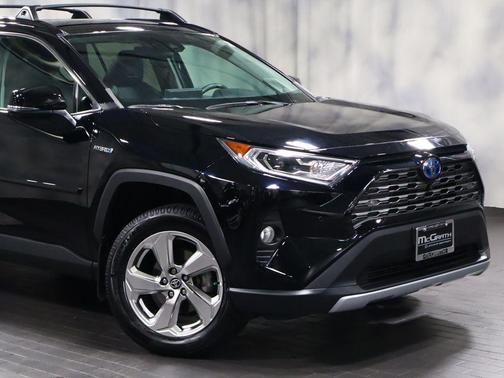 Midnight Black Metallic 2021 Toyota RAV4 Hybrid Limited
