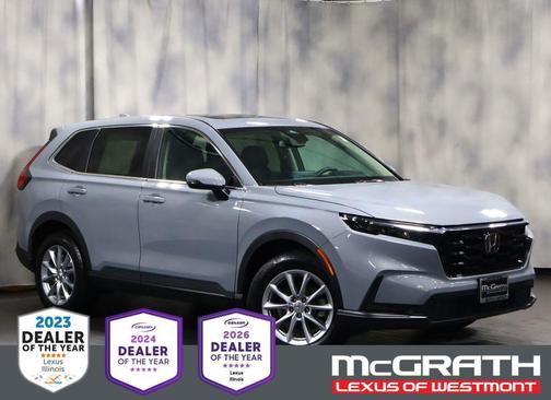Gray 2026 Honda CR-V EX AWD