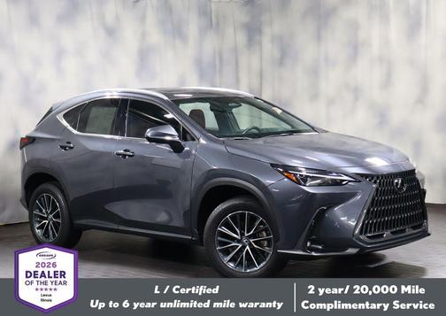 Cloudburst Gray 2025 Lexus NX 350h AWD