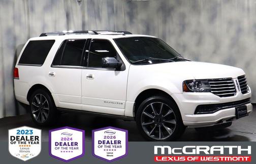 White Platinum Metallic Tri-Coat 2017 Lincoln Navigator Reserve