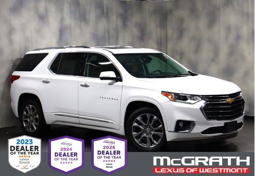 Summit White 2019 Chevrolet Traverse Premier