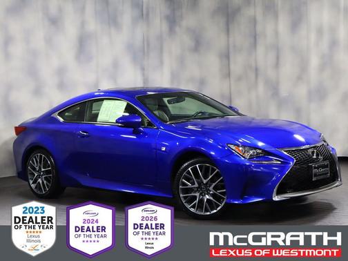 Ultrasonic Blue Mica 2.0 2015 Lexus RC 350 Base