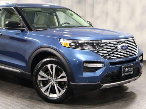 BLUE METALLIC 2020 Ford Explorer Platinum