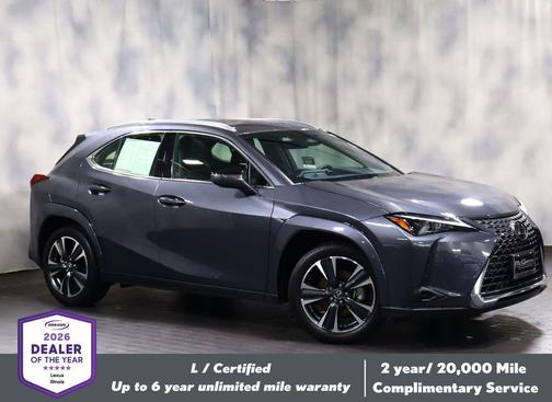Cloudburst Gray 2025 Lexus UX 300h Premium