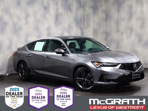 Liquid Carbon Metallic 2023 Acura Integra A-SPEC