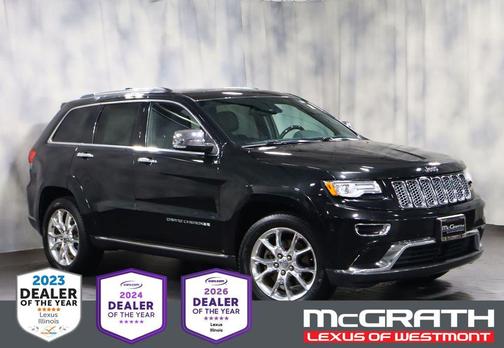 Brilliant Black Crystal Pearlcoat 2015 Jeep Grand Cherokee Summit