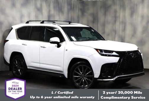 Ultra White 2024 Lexus LX 600 F SPORT