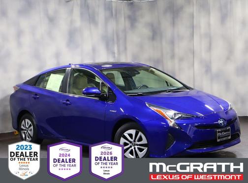 Blue Crush Metallic 2016 Toyota Prius Three