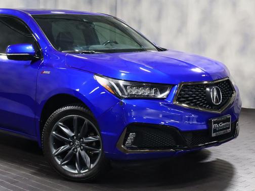 Apex Blue Pearl 2019 Acura MDX 3.5L Technology & A-Spec Pkgs