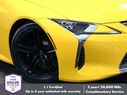 Flare Yellow 2025 Lexus LC 500 Base