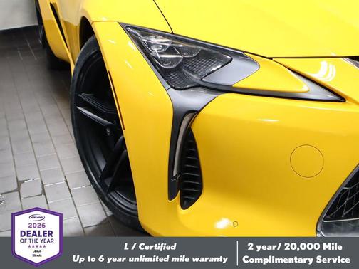 Flare Yellow 2025 Lexus LC 500 Base