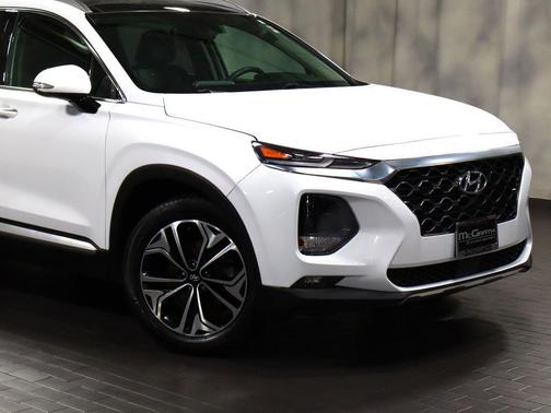 Quartz White 2019 Hyundai SANTA FE Limited 2.0T