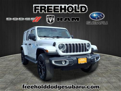 Bright White Clearcoat 2025 Jeep Wrangler 4xe Sahara