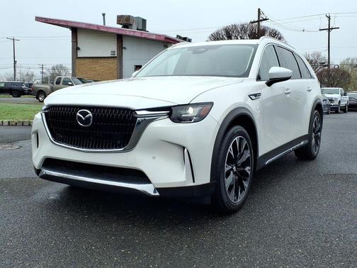 Rhodium White Metallic 2024 Mazda CX-90 Premium