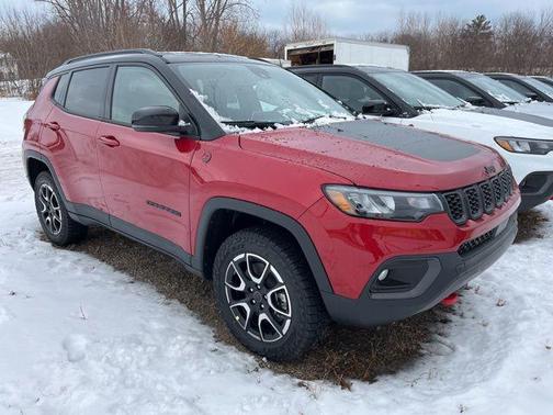 Red Hot Pearlcoat 2026 Jeep Compass Trailhawk