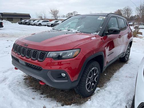 Red Hot Pearlcoat 2026 Jeep Compass Trailhawk
