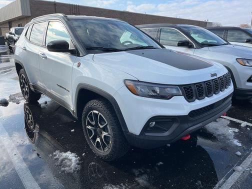 White 2026 Jeep Compass Trailhawk