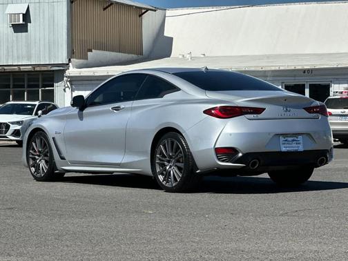 Silver 2017 INFINITI Q60 3.0t Red Sport 400