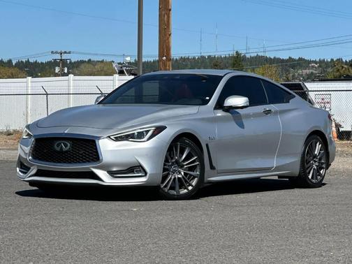 Silver 2017 INFINITI Q60 3.0t Red Sport 400