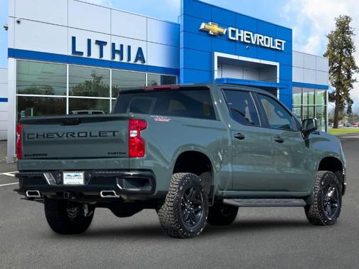 Gray 2026 Chevrolet Silverado 1500 Custom Trail Boss