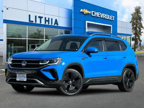 Cornflower Blue 2022 Volkswagen Taos 1.5T SEL