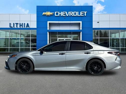 Celestial Silver Metallic 2022 Toyota Camry SE Nightshade