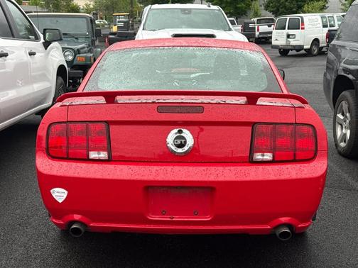 Red 2007 Ford Mustang