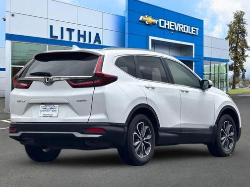 Platinum White Pearl 2022 Honda CR-V EX