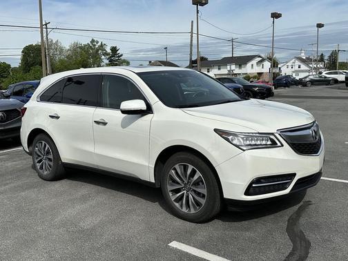 White Diamond Pearl 2016 Acura MDX 3.5L w/Technology Package