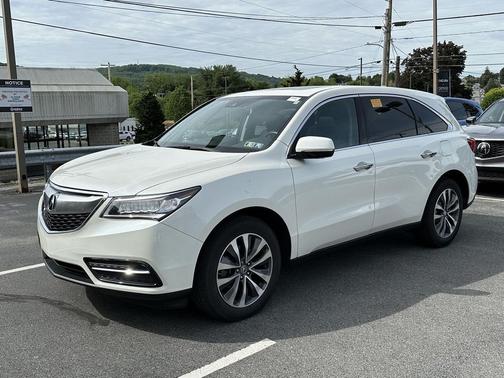 White Diamond Pearl 2016 Acura MDX 3.5L w/Technology Package
