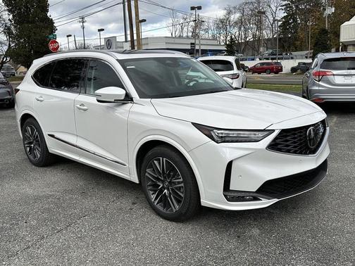 Platinum White Pearl 2026 Acura MDX Advance Package