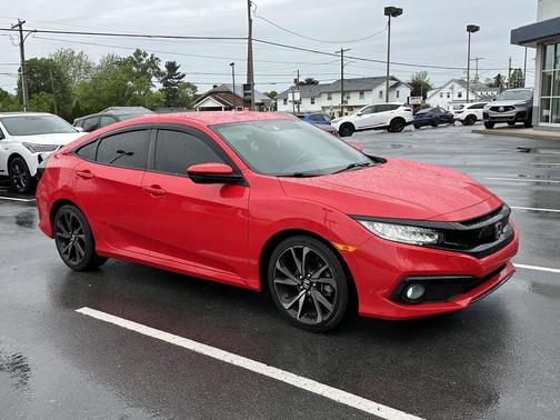 Rallye Red 2020 Honda Civic Sport