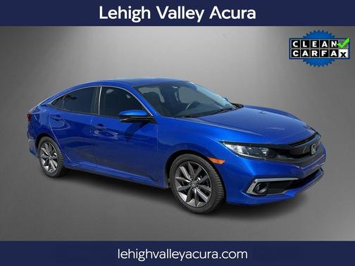 Aegean Blue Metallic 2020 Honda Civic EX