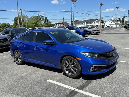 Aegean Blue Metallic 2020 Honda Civic EX