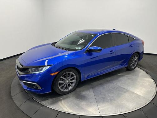 Aegean Blue Metallic 2020 Honda Civic EX