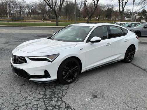 Platinum White Pearl 2026 Acura Integra FWD A-Spec with Technology