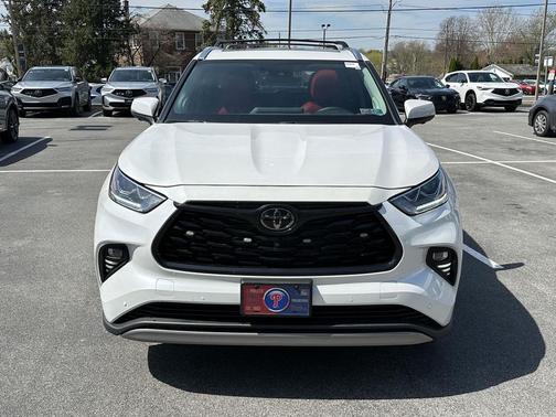 Wind Chill Pearl 2025 Toyota Highlander Hybrid Platinum