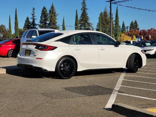 Platinum White Pearl 2026 Honda Civic Hybrid Sport
