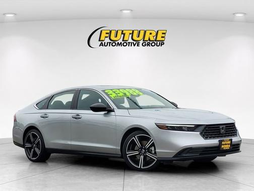 Solar Silver Metallic 2025 Honda Accord Hybrid