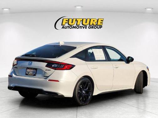 Platinum White Pearl 2026 Honda Civic Hybrid Sport