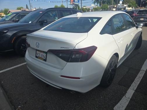 Platinum White Pearl 2025 Honda Civic