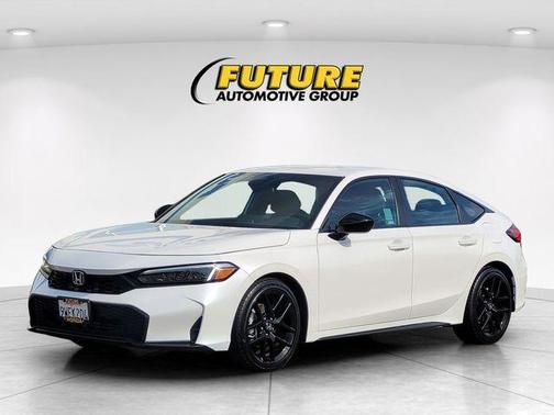 Platinum White Pearl 2026 Honda Civic Sport