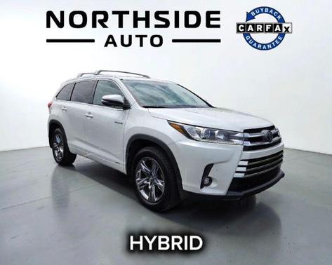 Blizzard Pearl 2019 Toyota Highlander Hybrid Platinum