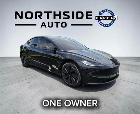 Solid Black 2024 Tesla Model 3 Long Range