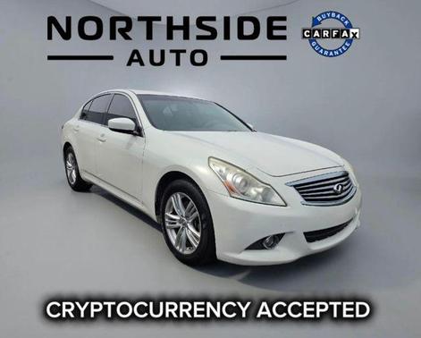 Moonlight White 2012 INFINITI G37x Base
