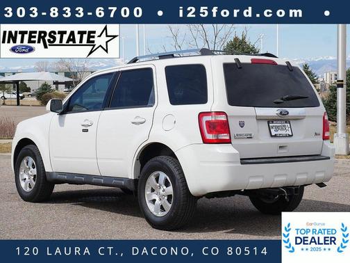 WHITE SUEDE 2012 Ford Escape Limited