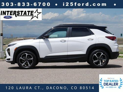 Iridescent Pearl Tricoat 2021 Chevrolet Trailblazer RS