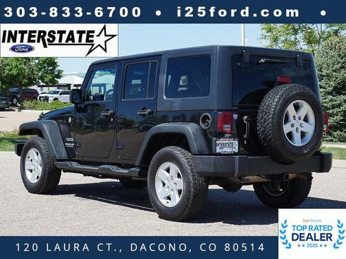 Black Clearcoat 2015 Jeep Wrangler Unlimited Sport