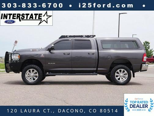 Granite Crystal Metallic Clearcoat 2021 RAM 2500 Big Horn Crew Cab 4x4 6'4' Box