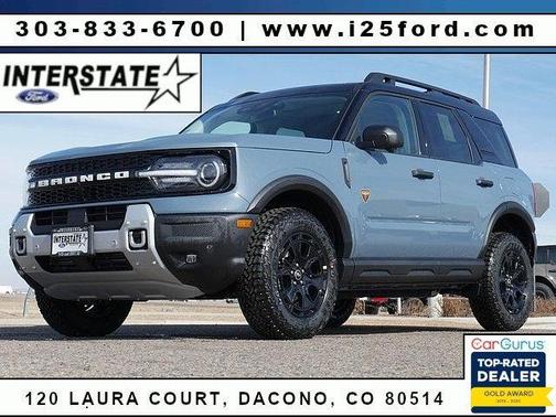 AZURE GRAY METALLIC TRI-COAT 2026 Ford Bronco Sport Badlands SUV